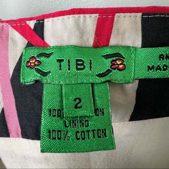 TIBI Strapless Butterfly Print Dress - Picture 4 of 13